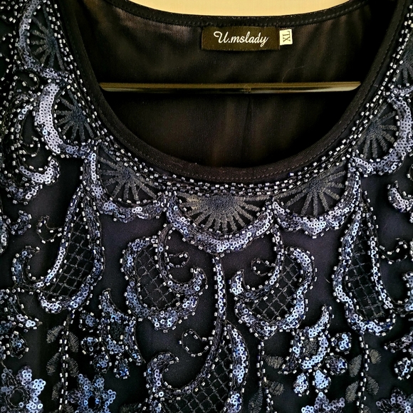 Beaded Embroidered Top - Picture 2 of 10